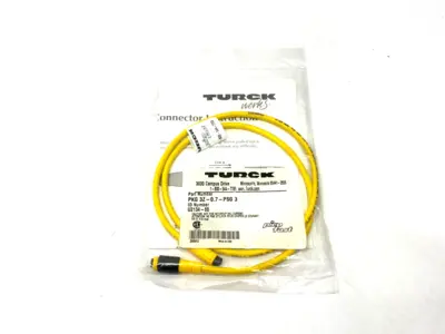 New | in-Stock Turck Picofast Snap-On Connector Cordset Connector Accessories Michigan US | Maverick Industrial Sales #1462821