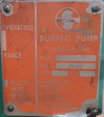 USED SUNFLO P2-BBS