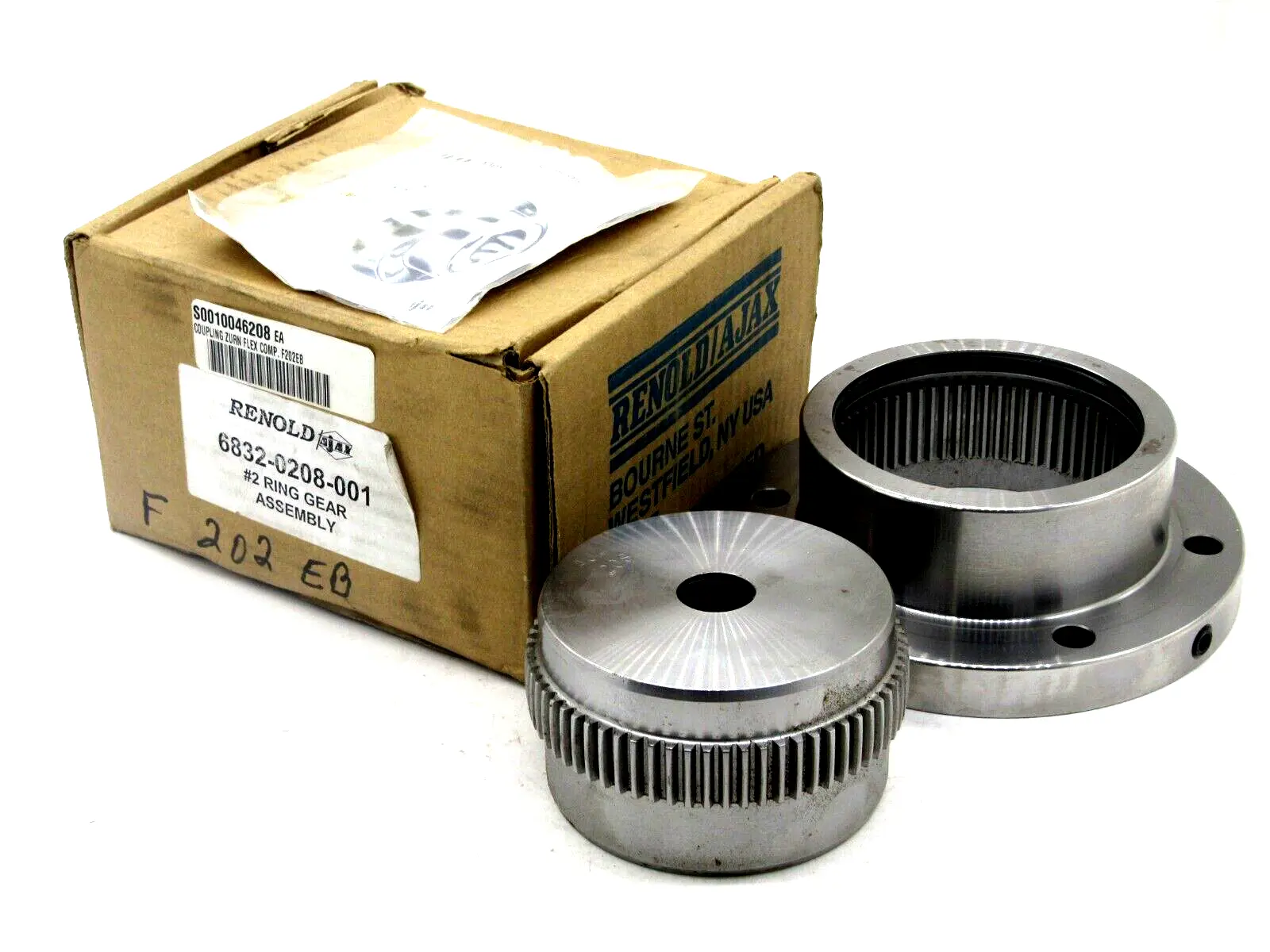 NEW RENOLD 6832-0208-001 #2 RING GEAR ASSEMBLY F202EB 68320208001
