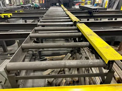 60' X 42" POWERED ROLLER CONVEYOR: STOCK #22909