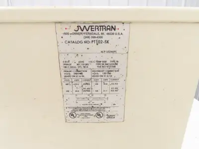 Federal Pacific SE2N5FS Power Transformer 5KVA 1PH HV 240/480 LV 120/240