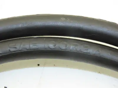Anchor SAE100R2A 2-Wire 5000psi Hydraulic Hose with 1/4" Coupling Both Ends 6'