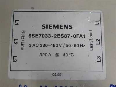 USED SIEMENS 6SE7033-2ES87-0FA1