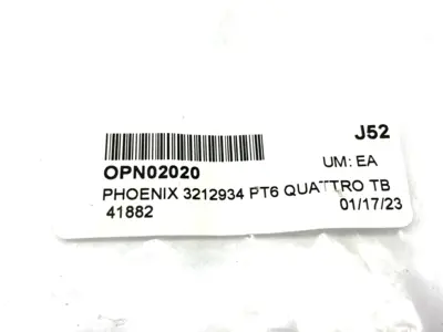 USED PHOENIX CONTACT 3212934 FEED-THROUGH TERMINAL BLOCK