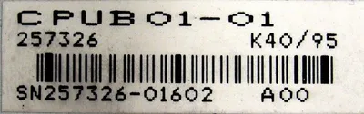USED INDRAMAT CPUB-01-01 PROCESSOR MODULE CPUB0101