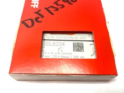 NEW BECKHOFF ETHERCAT 4-CHANNEL COMMUNICATION INTERFACE TERMINAL I/O LINK MAST