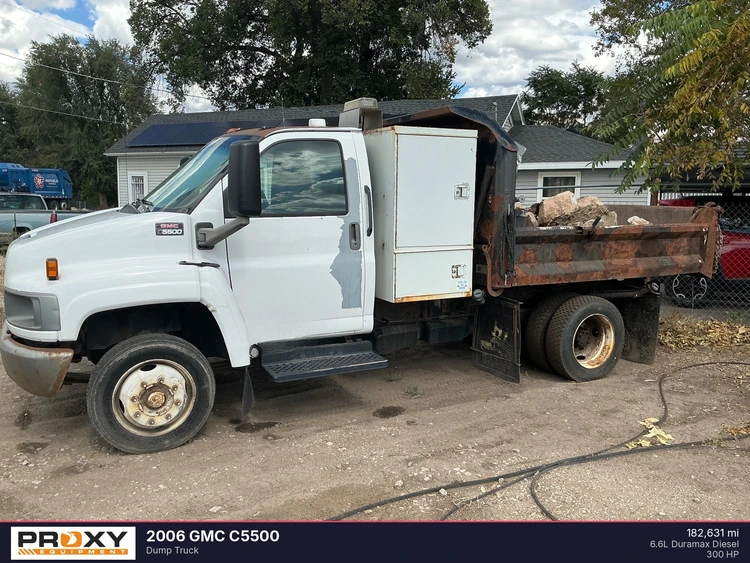 Used 2006 GMC C5500 Dump trucks Utah US | Proxy Equipment #1494891