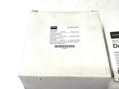 New | in-Stock Dayton Axial Fan: 108 cfm Airflow @ 0.000 in SP, 4 11/16 in Ht, 1 1/2 in Electronic Component Fans Michigan US | Maverick Industrial Sales #1398858
