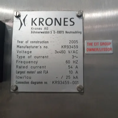 2005 KRONES Variopac 459 Packaging Equipment | Global Machine Brokers, LLC (19)