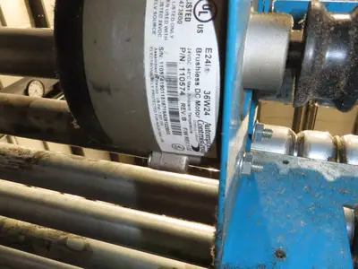 Hytrol 190E24EZ 30"x 5' Accumulation Roller Conveyor 27"BF 24V EZLogic Zones