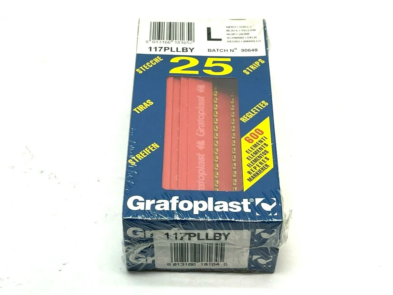 117PLLBY | Grafoplast  Wiremarker Strips LOT OF 50 - New