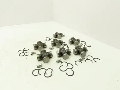 4-Groove U-Joint, 1.063" Cap Diameter, 2.5" OAL, 1.651" Inside Lock-up Lot of 7