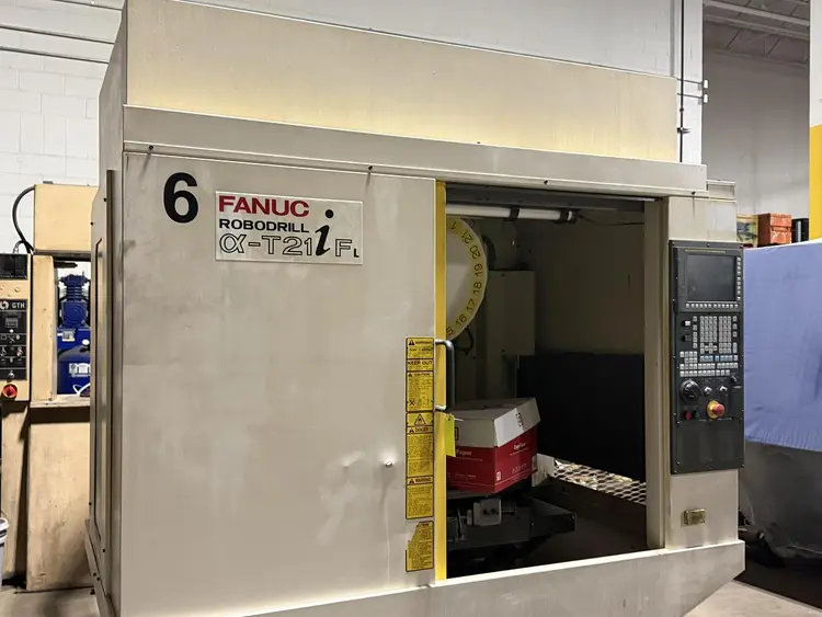Used 2007 FANUC A-T21IFL Drilling & Tapping Centers Minnesota US | Source Machinery Sales #511843