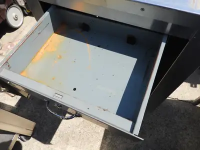Used ColorPoint Used Colorpoint Stainless Steel Portable Work Station - SS44 Food Prep Tables Illinois US | Falcon Restaurant Supply #1376639