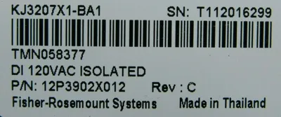 USED FISHER ROSEMOUNT DELTA V 12P3902X012 OUTPUT MODULE KJ3207X1-BA1