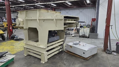 52" x 58" Vecoplan Single Shaft Shredder, Model RG52/100 SPK