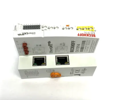 USED BECKHOFF ETHERCAT COUPLER WITH INTEGRATED DIGITAL STANDARD & SAFETY I/OS