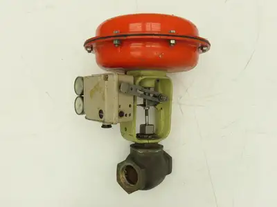 HD Baumann 54-24 588 Pneumatic Diaphragm Actuator 1-1/2"NPT Bronze Globe Valve
