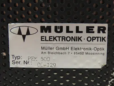 Muller Perkin Elmer PEM500 Multipower Supply Light Control Current Module