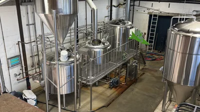 15 bbl O’Neill Brewhouse: MT, BK, WP, HX, plumbing, pumps