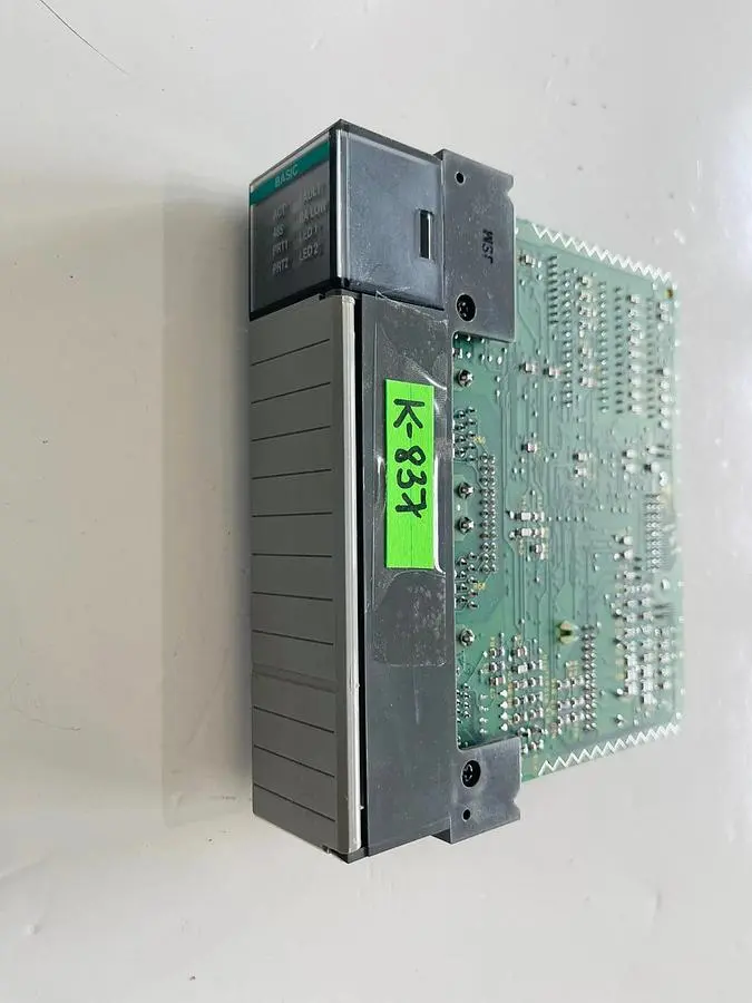 ALLEN BRADLEY 1746-BAS SLC 500 BASIC FRN 5 SER C I/O MODULE #K-837