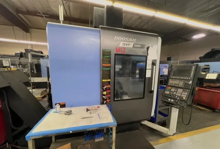 Used 2020 DOOSAN DVF 5000 Vertical Machining Centers (5-Axis or More) Ohio US | Toolquip, Inc. #1146663