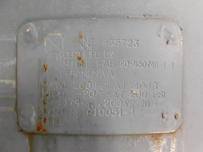 Used Steel Fab _UNKNOWN_ Pressure Tanks Ohio US | Equipment Recovery Corp. #1331403