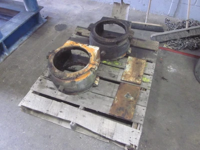 used 12" diameter, Babbit bearings for ball mill,