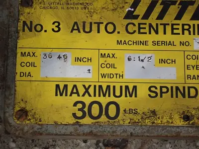 USED LITTELL MACHINE CO 3
