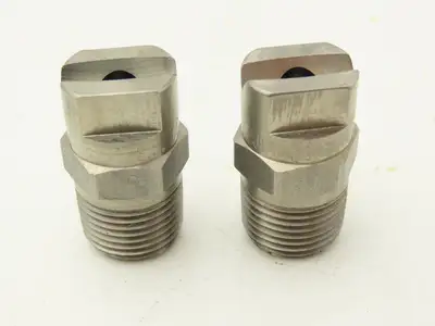 Spraying Systems H3/8U-SS5060 Veejet Stainless Spray Nozzle 3/8" NPT Lot of 12