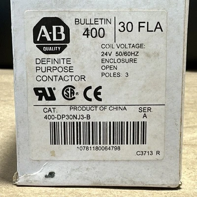 New | in-Stock Allen-Bradley 400-DP30NJ3-B Contact Blocks | J&J Industrial Supply #545350