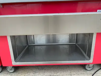 Used ColorPoint Used 50"x30" ColorPoint Stainless Steel Work Station with Folding Shelf - SS39 Food Prep Tables Illinois US | Falcon Restaurant Supply #1376404