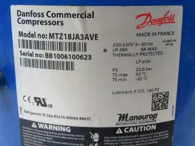 Used _UNKNOWN_ _UNKNOWN_ Refrigeration Compressors Texas US | Aucto #1561557