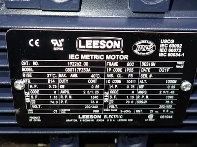 USED LEESON C80T17FZ53A