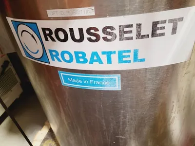 (2) Rousselet Robatel DRC 60 Vx AV 1S man vertical peeler centrifuges, 316L SS.