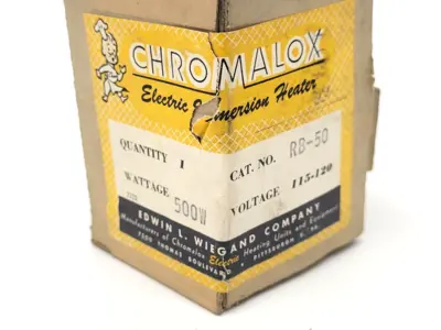 New | in-Stock Chromalox RB-50 Heaters Michigan US | Maverick Industrial Sales #1502417