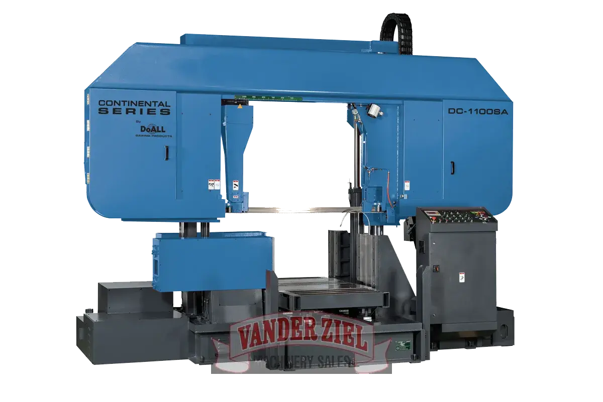 New | in-Stock DOALL DC-1100SA Horizontal Dual Column Band Saws Michigan US | Vander Ziel Machinery Sales #480307
