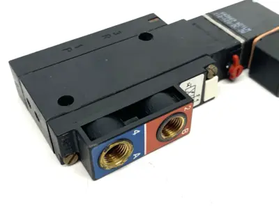 USED BÜRKERT SOLENOID VALVE 110-120VDC PMAX100PSI