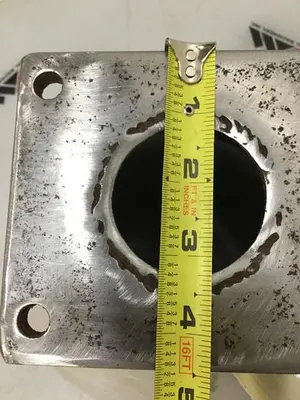 USED METAL FABRICATOR HOPPER