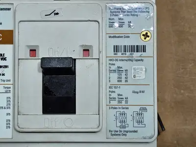 Used EATON CUTLER-HAMMER HKDDC3300A1301S4201Z01 Switchgears British Columbia CA | Lenmark #1434616