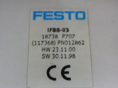 USED FESTO IFB8-03