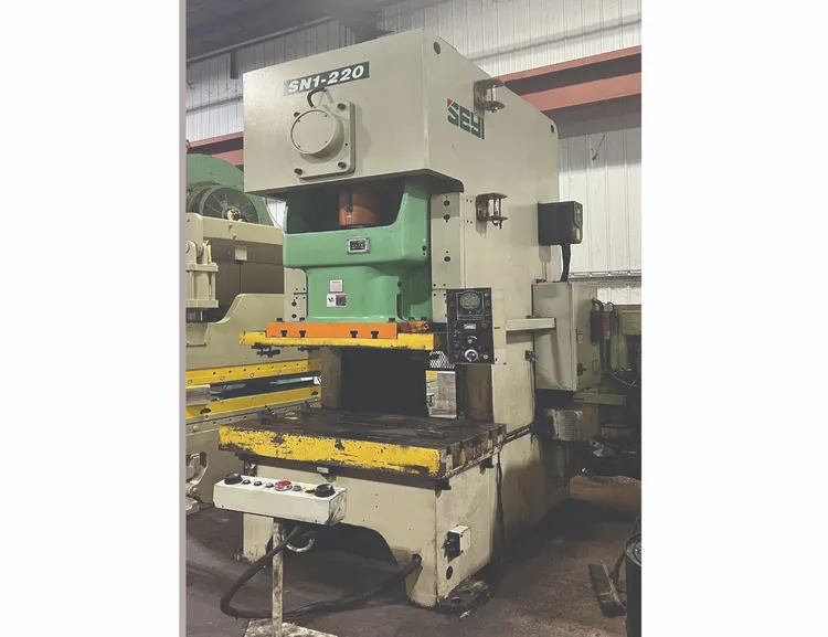 Used 2012 SEYI SN1-220 Gap Frame (OBS) Presses Michigan US | Universal Press & Machinery (UPM) #5199