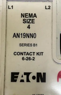 Used EATON AN19NN0 Miscellaneous Equipment (Electrical & Power) | Surplus Asset Holdings #1202380