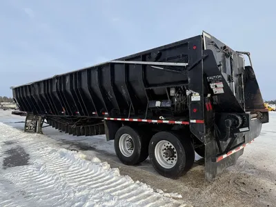 Used 2009 AULICK LIVE BOTTOM Dump Trailers Minnesota US | Carco Truck & Equipment #1514230