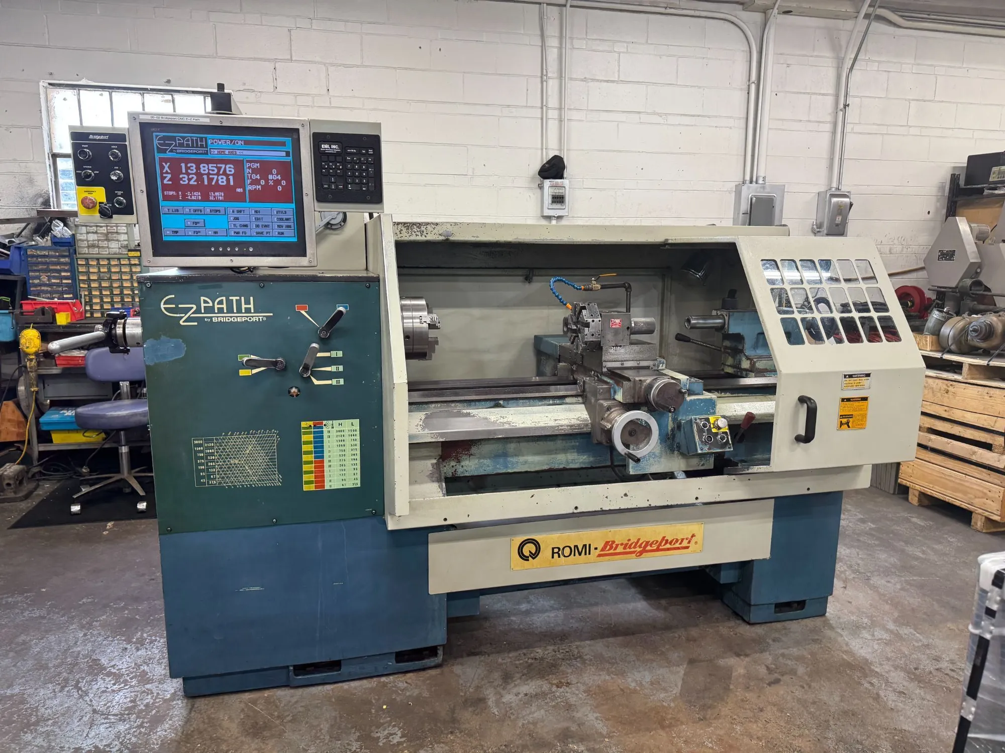 USED BRIDGEPORT ROMI EZ PATH