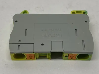 PT 6-PE,3211822 | Phoenix Contact PT 6-PE Ground Terminal Block Green/Yellow 3211822 LOT OF 7 - Used