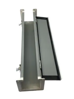 USED HOFFMAN WIREWAY 4X4X24 TYPE 12 LAY-IN HINGED COVER