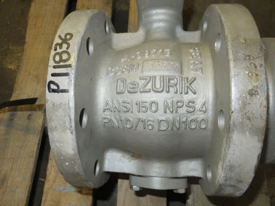 Dezurik 4" V-Ball Control Valve Style VPB , Unused Condition!