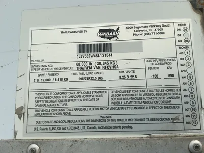 Used 2008 WABASH _UNKNOWN_ Reefer Trailers Michigan US | Miedema Asset Management Group #1390456