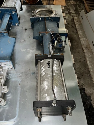 12" Stainless Steel Fabri-Valve Knife Gate Valve Air Operated